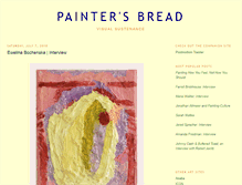 Tablet Screenshot of paintersbread.com